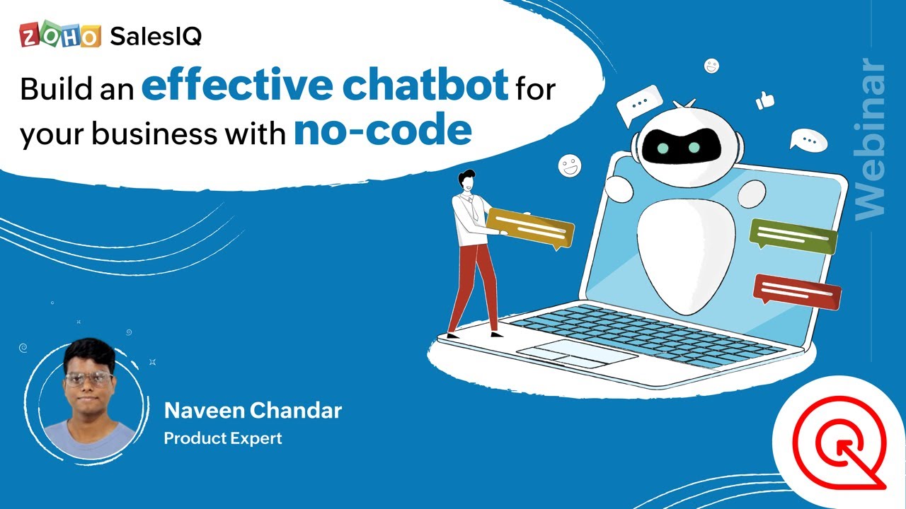 Build an effective chatbot for your business with no-code | Zoho SalesIQ
