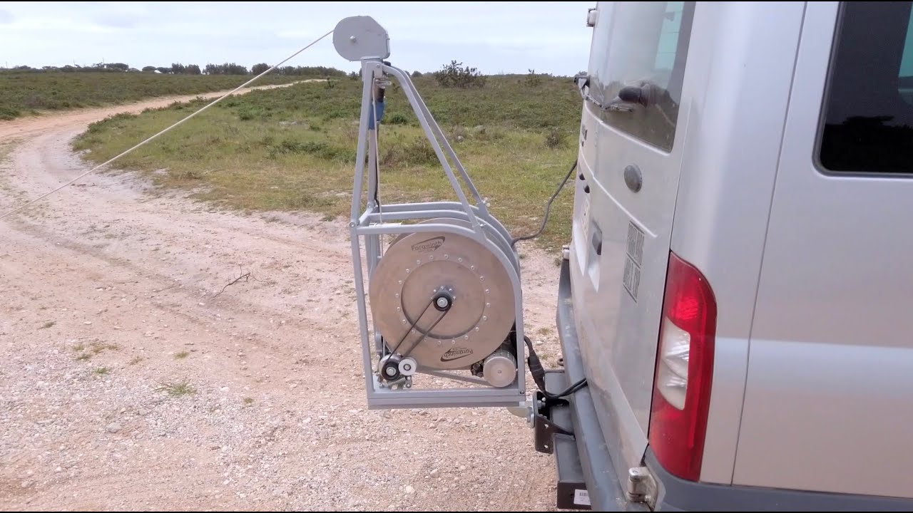 Van Towing Paragliders in Portugal