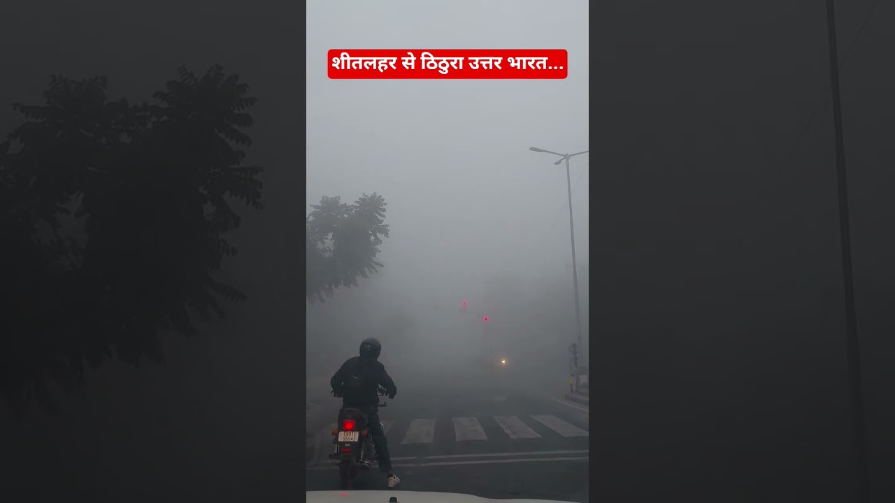 शीतलहर का प्रकोप जारी, ठंड से बेहाल लोग