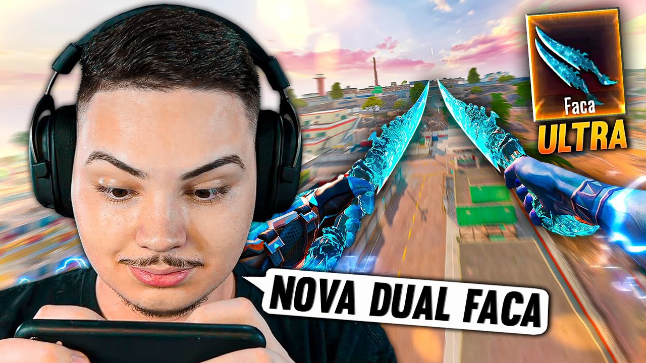 *NOVA DUAL FACA* de GELO ULTRA no BLOOD STRIKE 🔥 (FACA - INVERNAL)