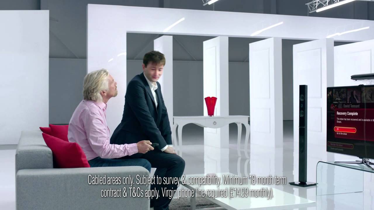 David Tennant in Virgin Media: TiVo® Service Undelete advert (UK)