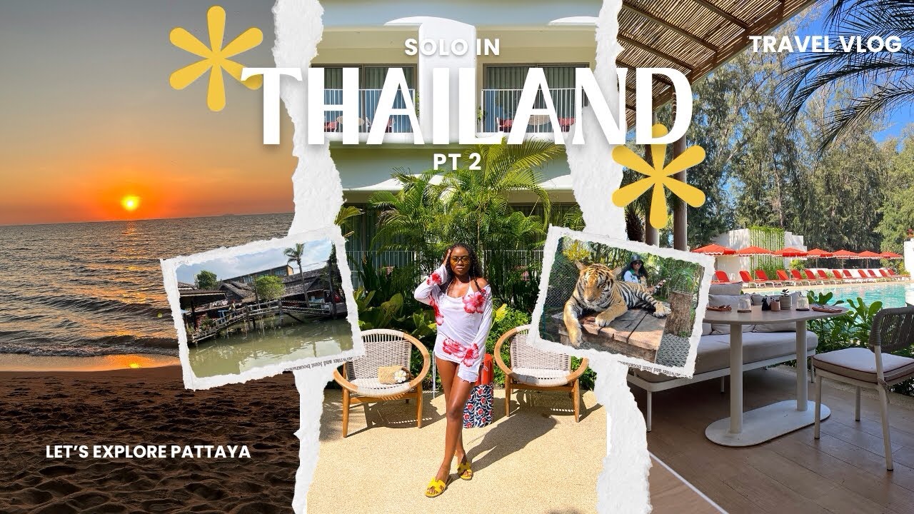 TRAVEL VLOG | A week in Pattaya | Tiger Park | Floating Market | Solo travelling Thailand