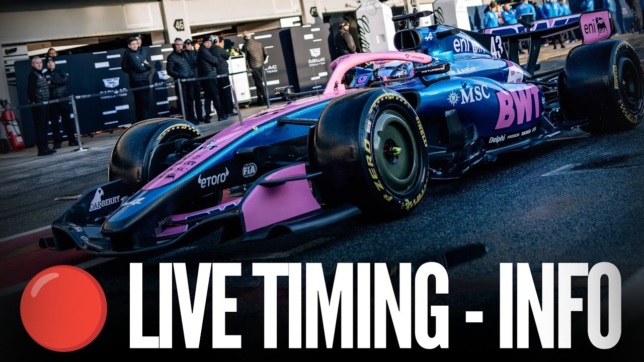 🔴 F1 2026 Test Day 1 - #F1Testing - Live Timing e Info!
