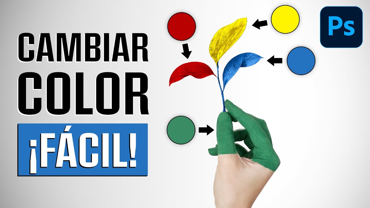 Cómo cambiar color por un color exacto en Photoshop ¡MUY FÁCIL!