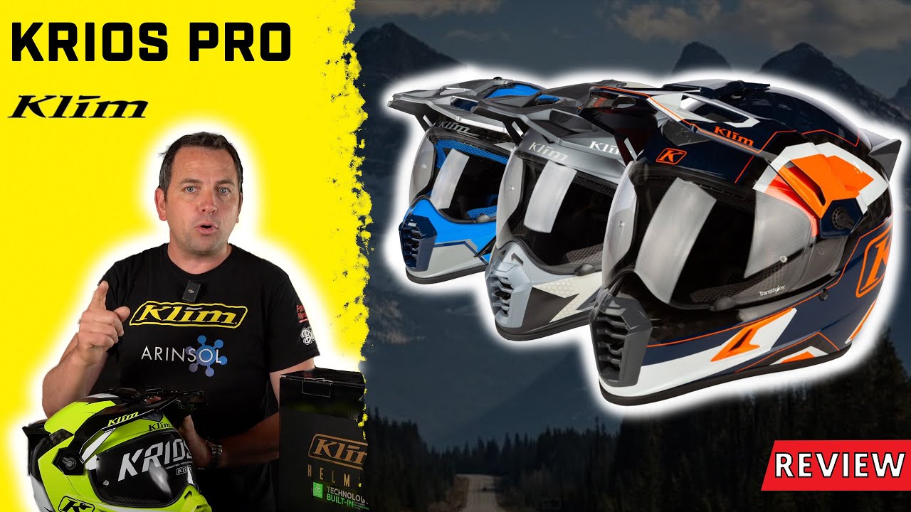 Casco moto trail KLiM Krios Pro - TwinTrail Review