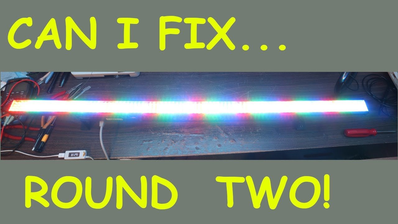 Second Chauvet Colorstrip party light repair!
