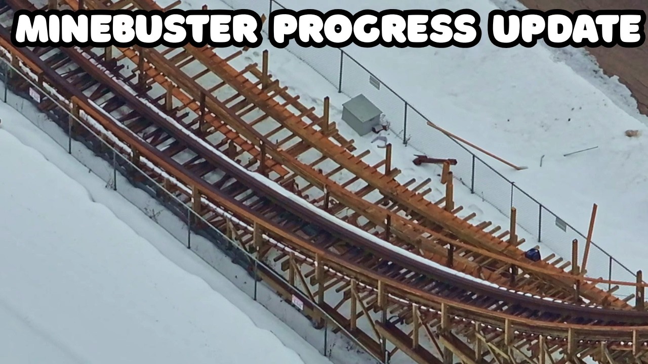 Canada's Wonderland Minebuster Construction Update