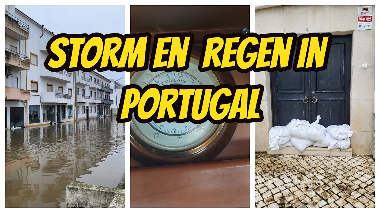 #183 storm en regen in Portugal