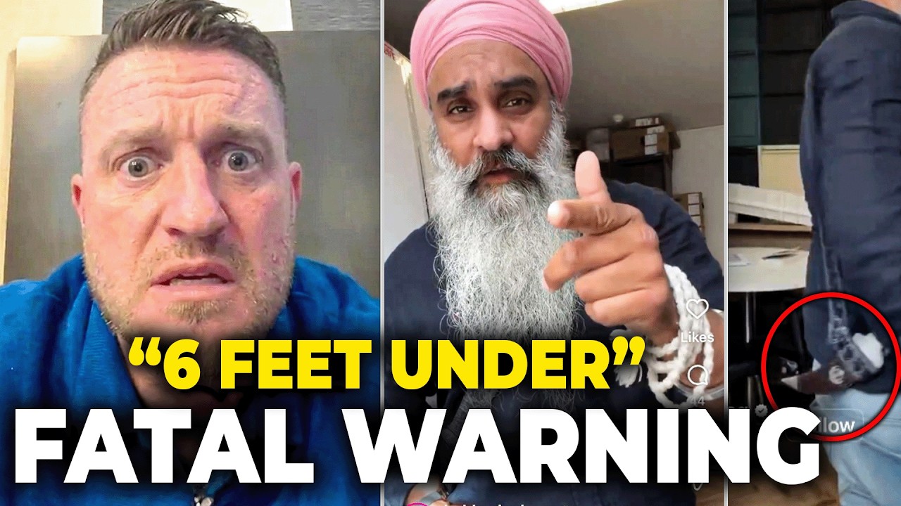 SIKHS Leader SENDS death Threats to Tommy Robinson&hellip; IT&rsquo;S NOT OVER