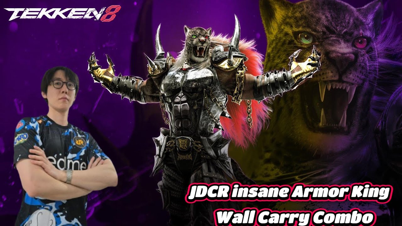 JDCR insane Armor King Wall Carry Combo | Tekken 8 #tekken8 #armorking