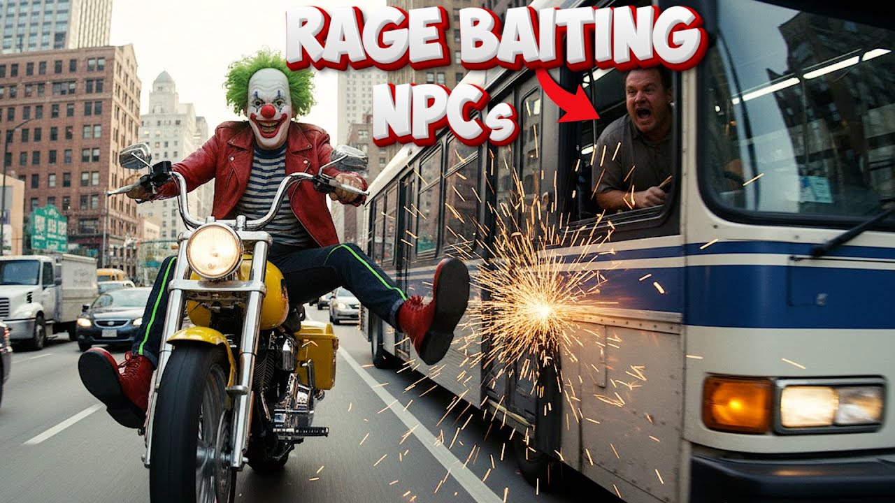 TROLLING NPC | BIKE KICK IN GTA 5