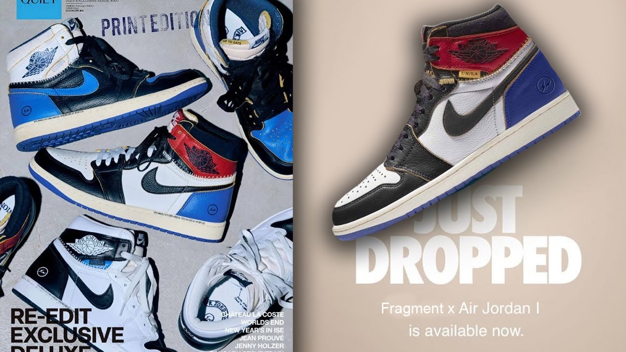 Union Fragment Jordan 1 Shock Drop Incoming