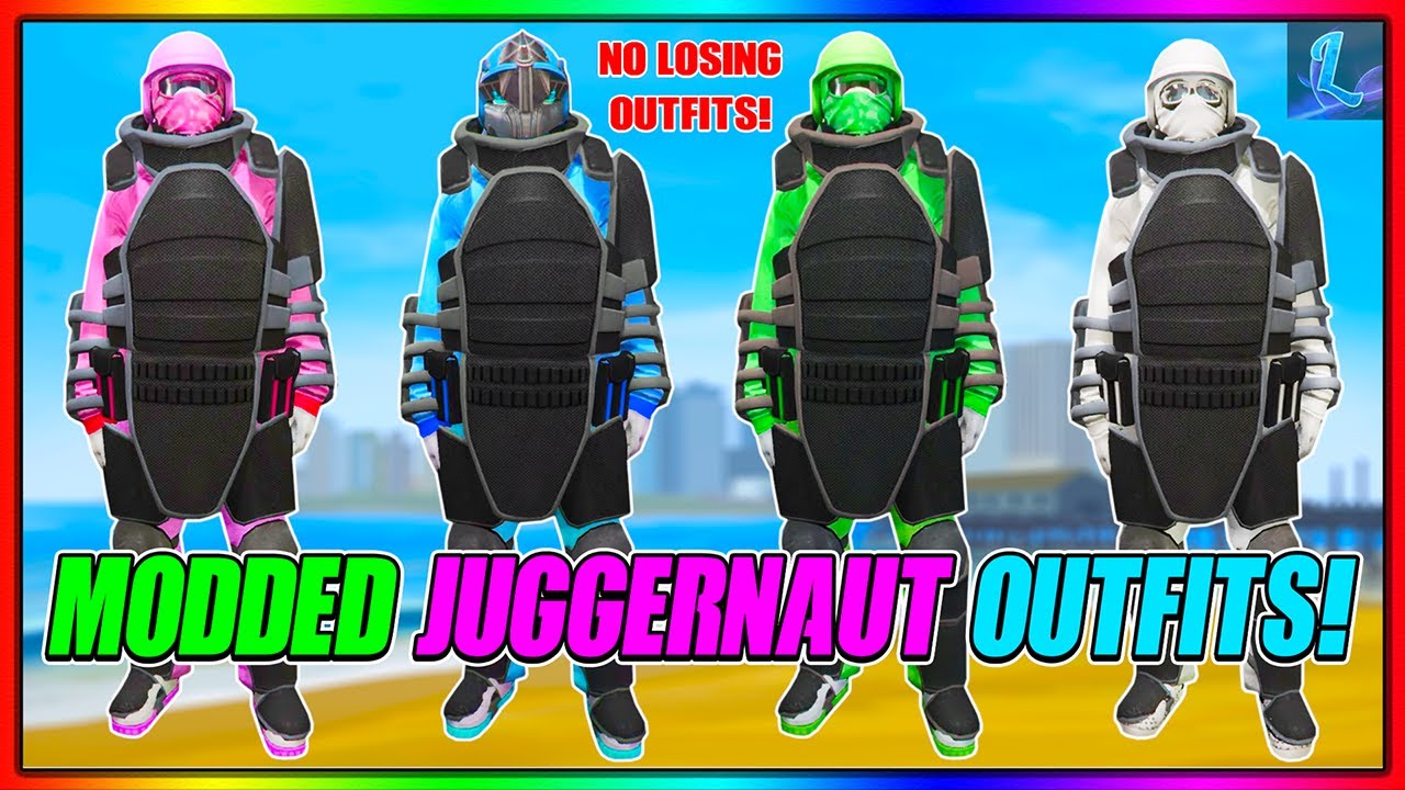 *NEW WORKAROUND* GTA 5 EASY ALL COLORED JUGGERNAUT OUTFITS GLITCH 1.70 (No Transfer Glitch)