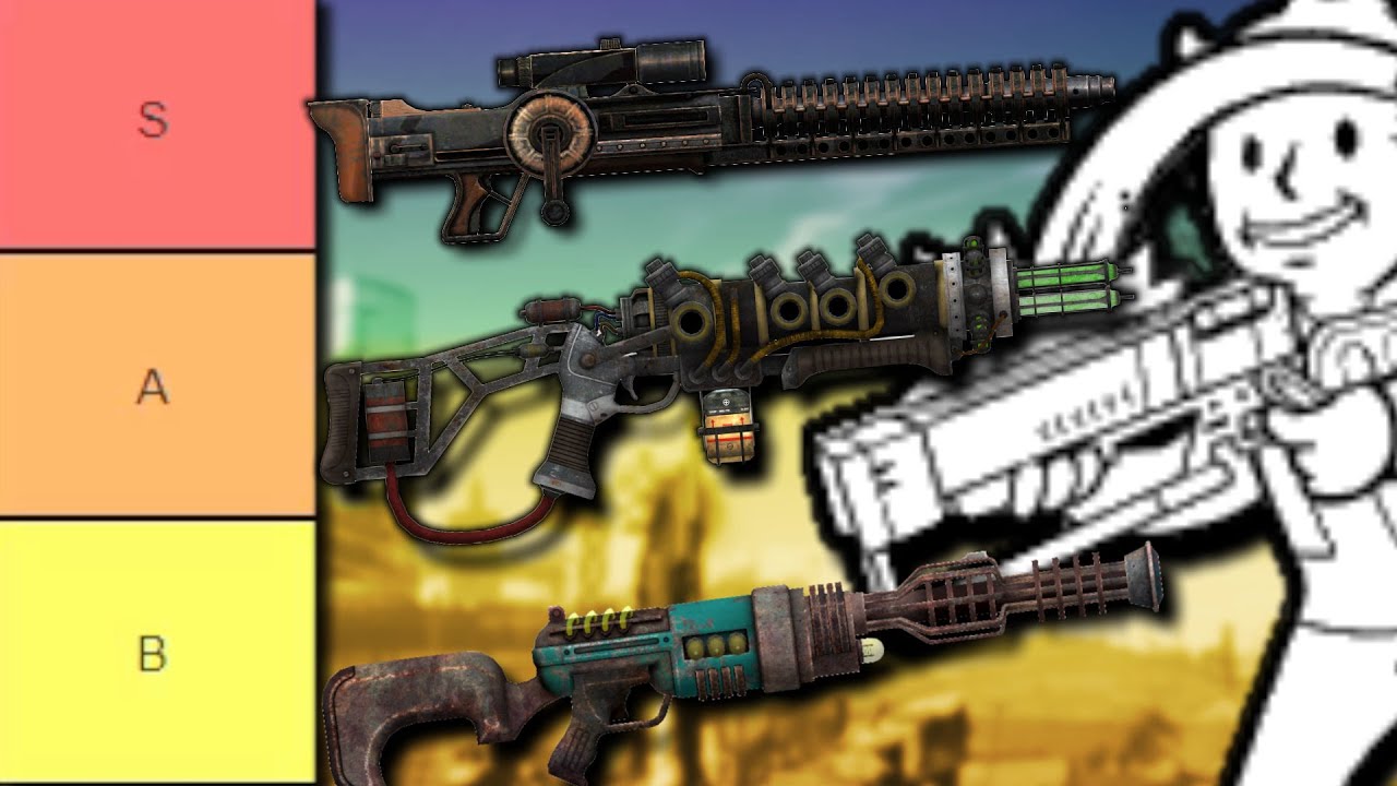 Окончательный список уровней энергетической винтовки Fallout New Vegas