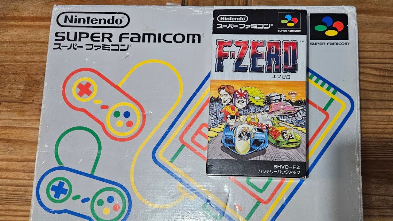 12 Retro Video games of Christmas day 9 - F Zero for the Super Famicom/SNES  classic 1990