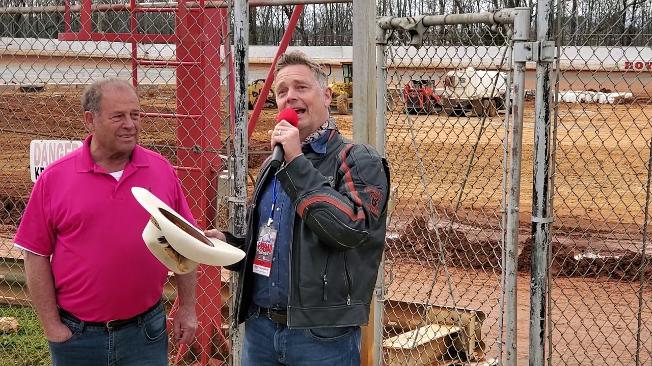 John Schneider singing The National Anthem at Boyd's Speedway January 30th, 2021