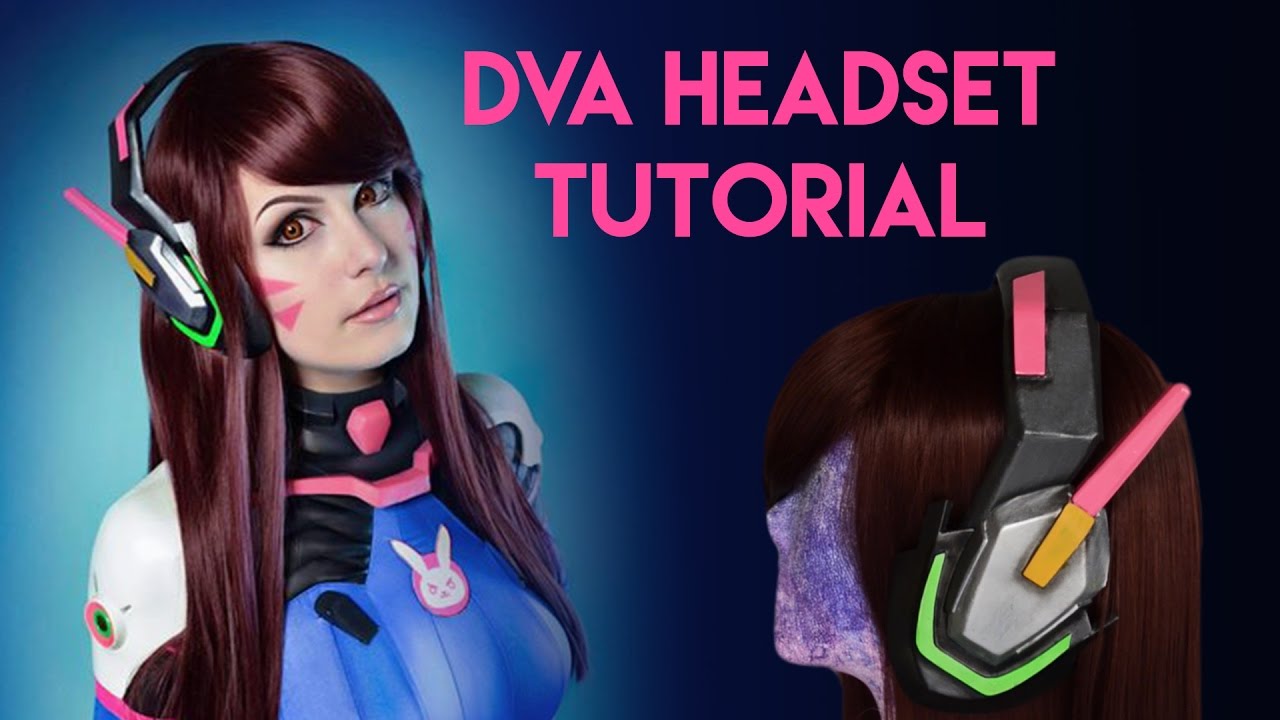 Учебное пособие по созданию гарнитуры для косплея D.Va — пена EVA