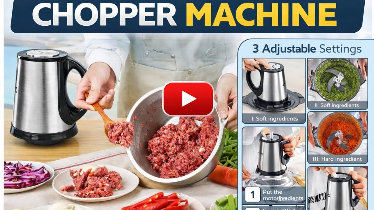 Agaro delite vegetable and meet chopper machine,,🤓👍3 adjustable setting, time saving best machine 