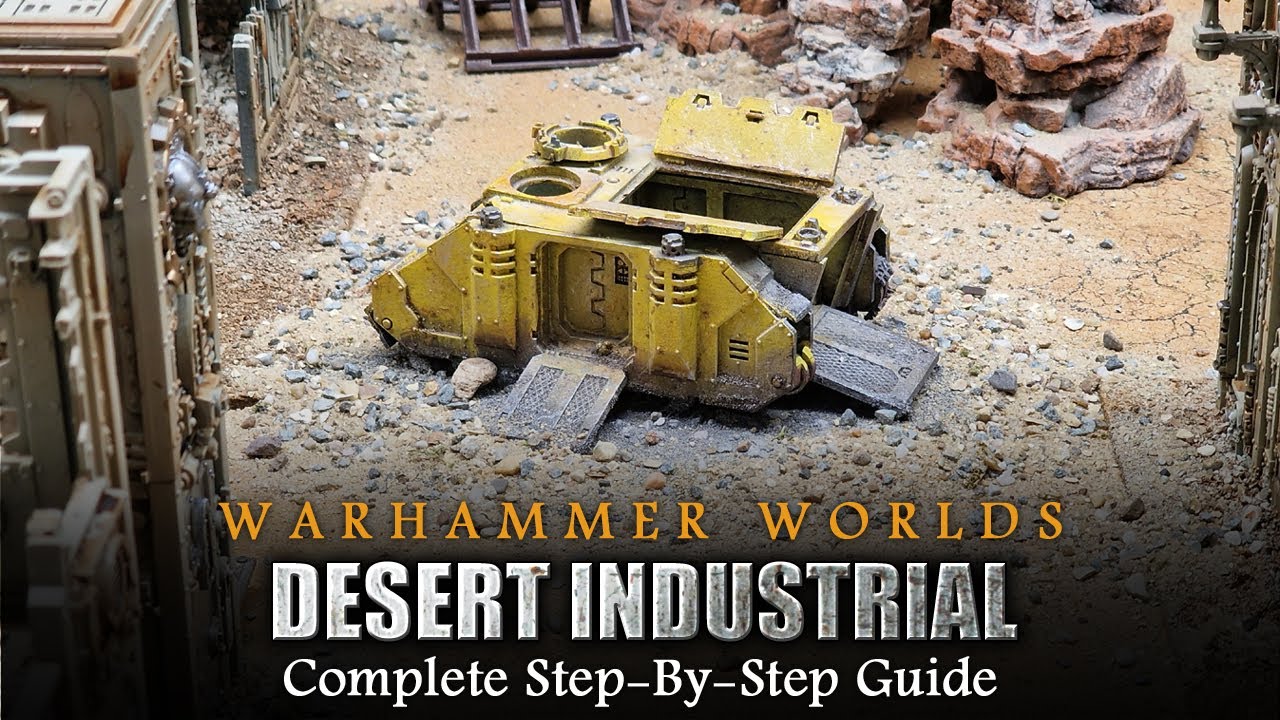 Warhammer Worlds 'DESERT INDUSTRIAL' | 40K Battlefield Creation Tutorial