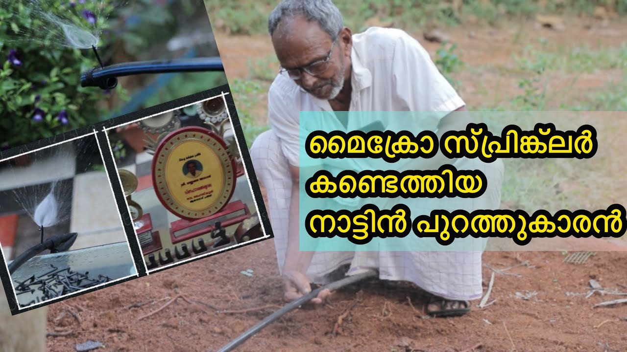 മയിൽ‌പീലി സ്പ്രിങ്ക്ലെർ : കൃഷി നനക്കാൻ ഒരു പുതിയ രീതി