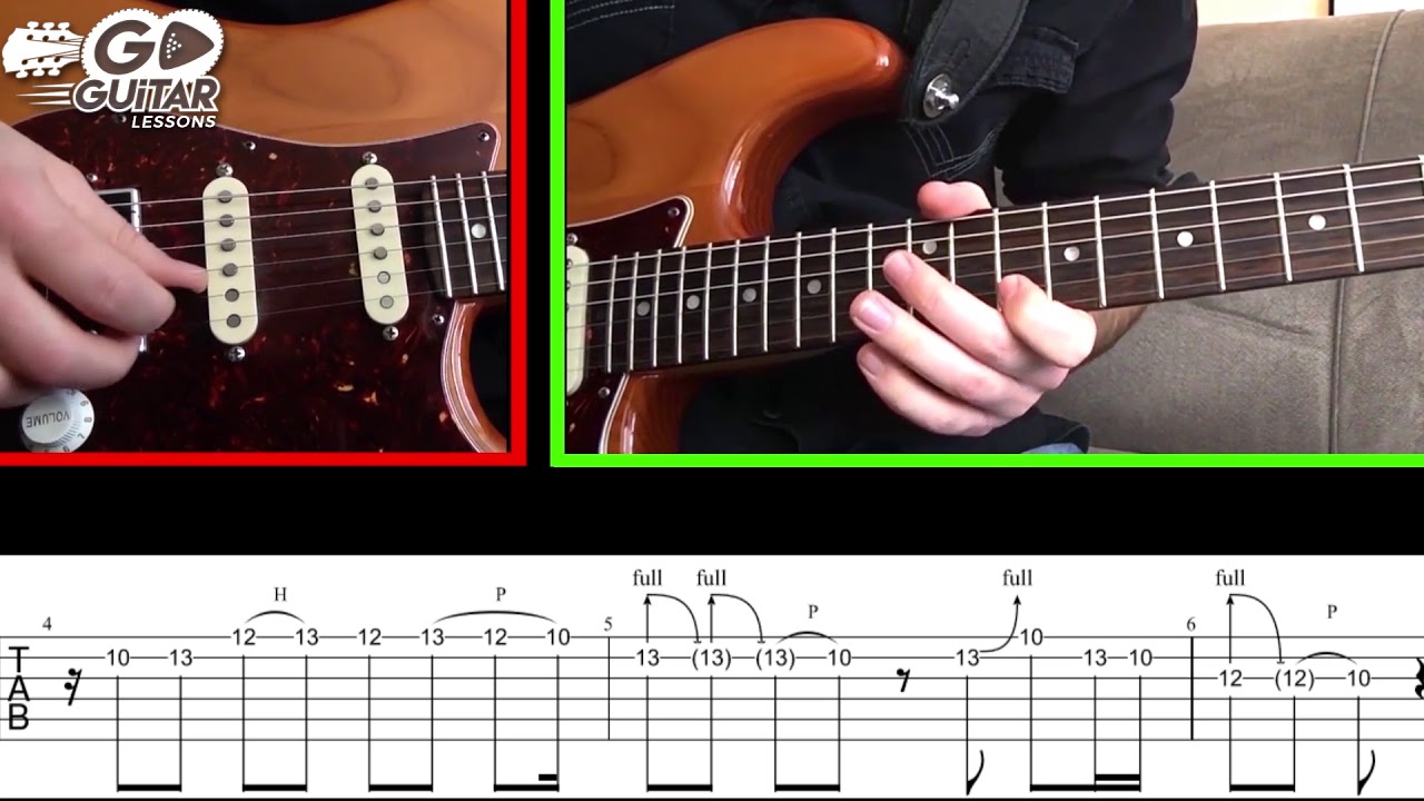 Black Magic Woman - Intro Solo - Guitar Lesson w/tabs