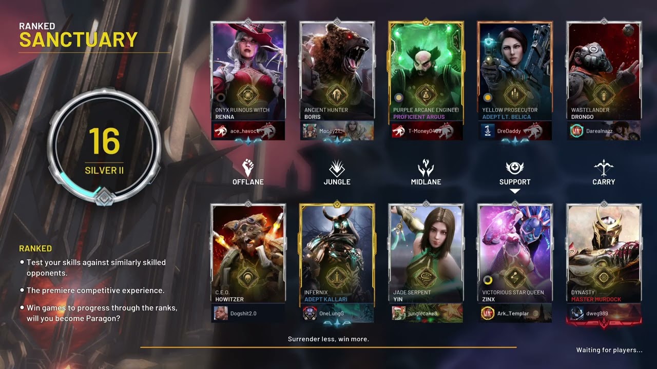Zinx Ranked S3 - Una accidentada partida Predecessor