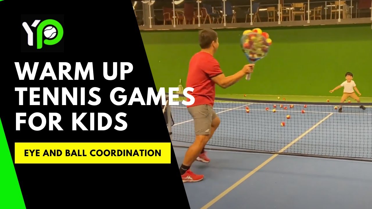 Tennis Warm Up Games for Kids | Tennis Lesson with Coach Aik