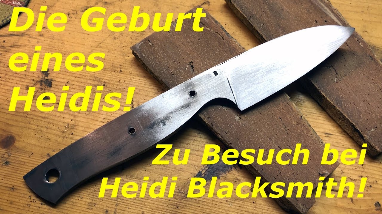 Die Geburt eines Heidis! 😲 Besuch in der Werkstatt des Messermachers Heidi Blacksmith | 🚨4K Video🚨