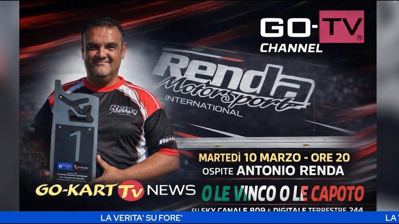 GO-KARTv NEWS OLVOLC - SPECIALE ANTONIO RENDA