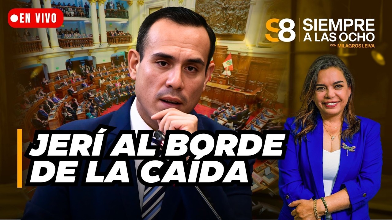 🟡 CENSURA A JERÍ: CONGRESO ALCANZARÍA LAS 78 FIRMAS PARA LA MOCIÓN CONTRA EL PRESIDENTE | #S8