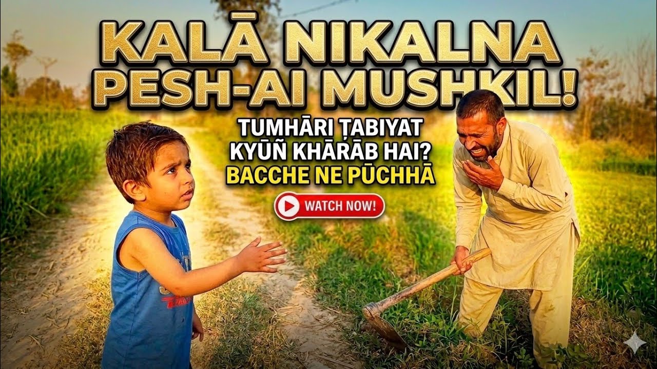 Nala saaf karna bahut mahanga Pad Gaya Roze ki halat mein tabiyat kharab Hone Lagi 