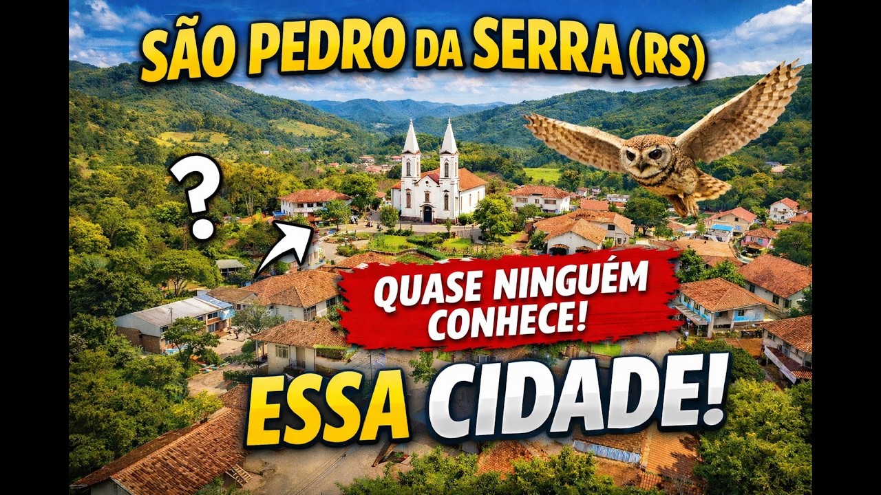 T2EP6: São Pedro da Serra (RS) - Quase ninguém conhece essa cidade.