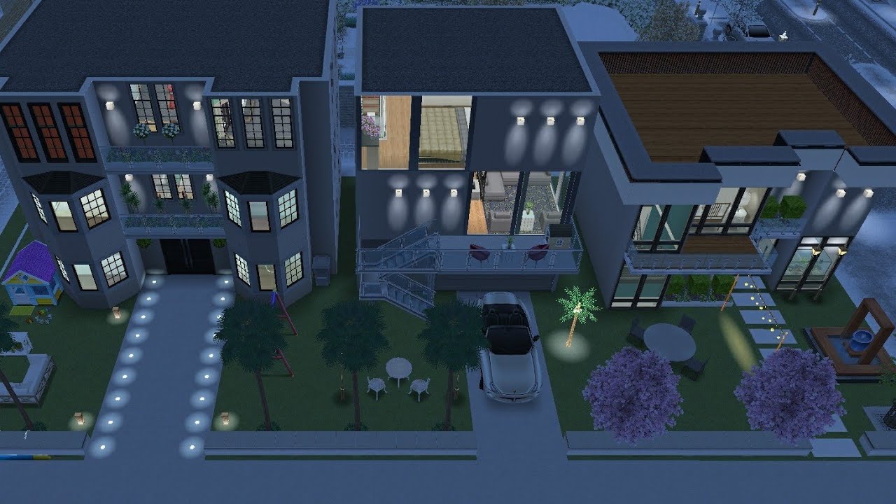 Private Housing + Floor Plan | The Sims Freeplay | The Sims Freeplay House Design | Yumita Simmer