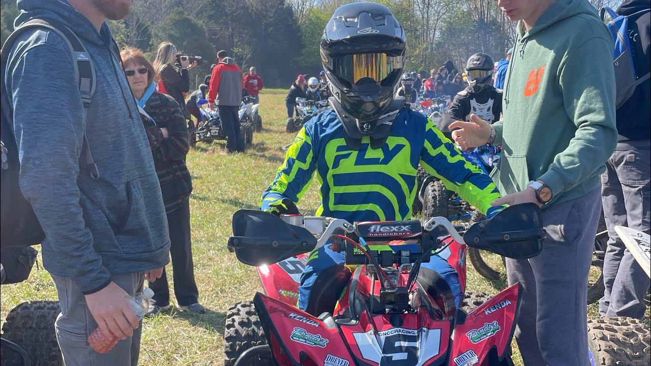 Ean Bridgewater-Old gray Gncc p18 blown up motor 😕