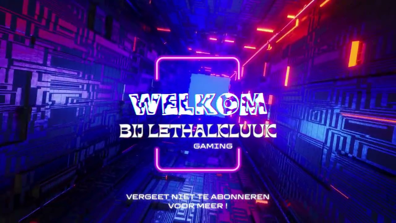 Purple and Red Neon Game Youtube Intro 1