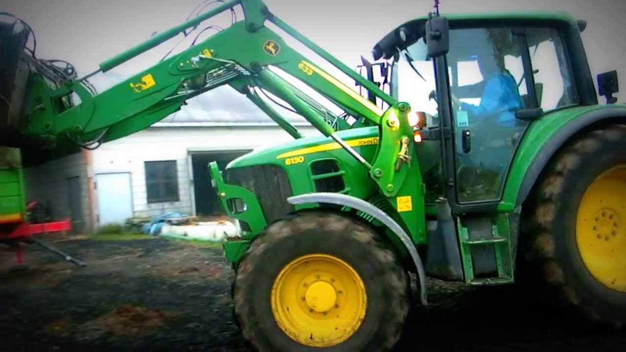 ☆ Wywóz Obornika ☆ ll JohnDeere 6130 ll [HD]