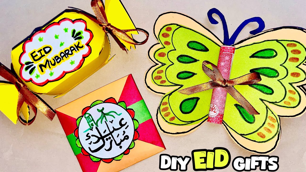 DIY Cute & Easy Eid Eidi Envelopes | Best Eid Gift Idea | Eid Craft Ideas | Last Minute Eid Gift 