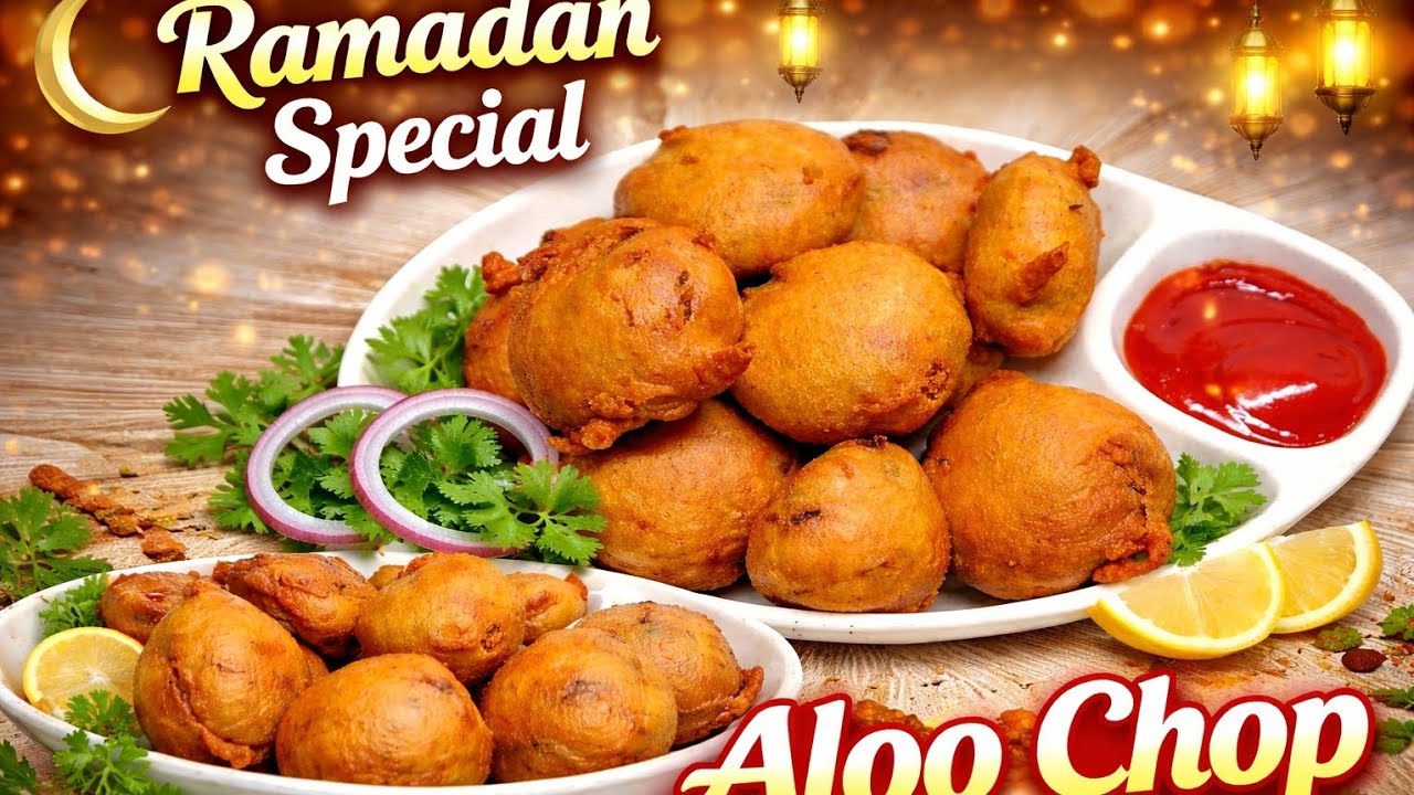 Ramadan Special Crispy Aloo Chop Recipe | Perfect Iftar Snack | Easy & Tasty Aloo Chop