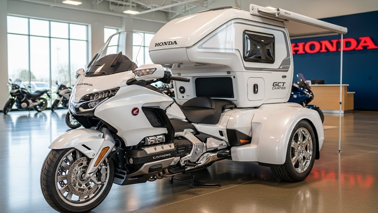 2026 Honda Gold Wing GCT Camper Trike  | Ultimate Motorcycle Camper Reveal & Full Tour!