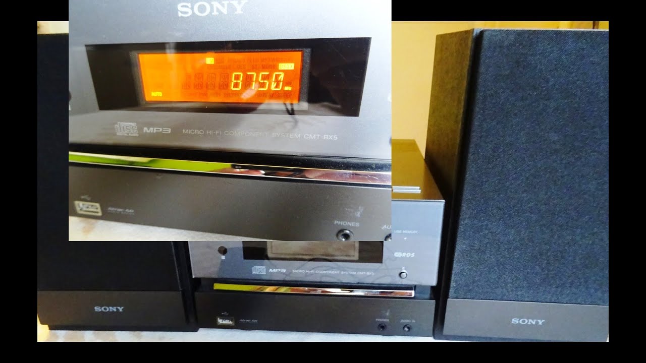 Functional check Micro Audio System  SONY  Modell:HCD-CBX5