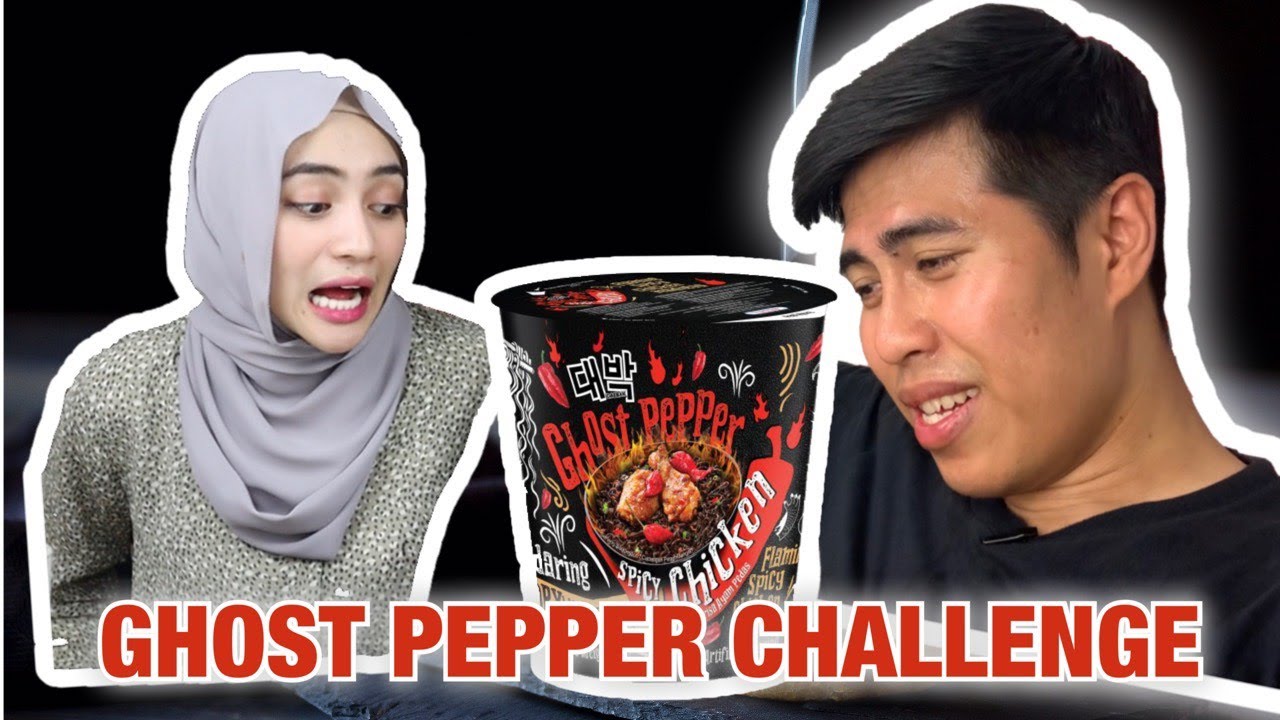 #8 MAMEE GHOST PEPPER CHALLENGE with Asyraf Mazlan ft. Natasya Nazreen
