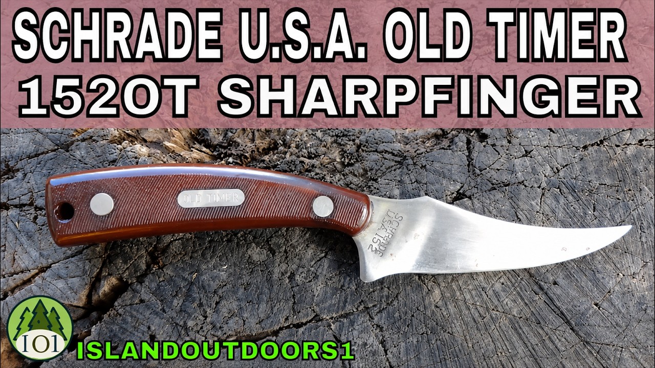 SCHRADE USA OLD TIMER 152OT SHARPFINGER -🇺🇸- Episode 178