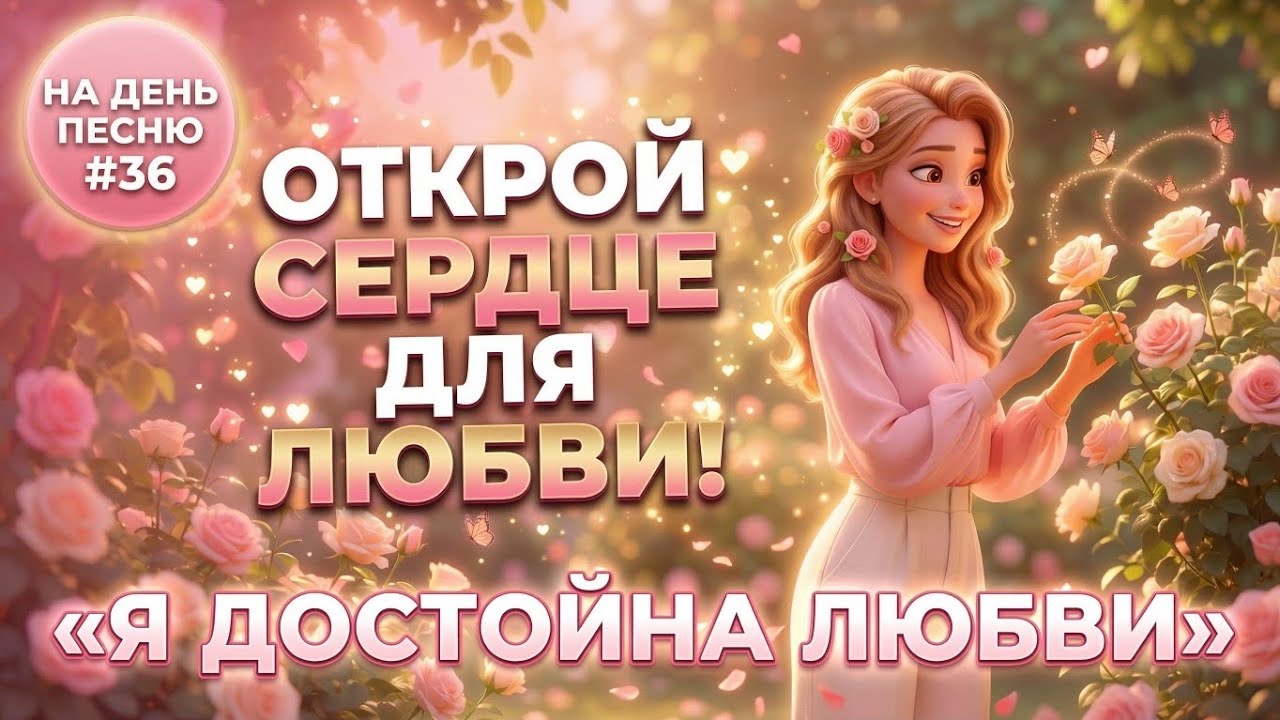 НА ДЕНЬ ПЕСНЮ #36 | НЕЖНАЯ ПЕСНЯ-АФФИРМАЦИЯ НА ЛЮБОВЬ К СЕБЕ | 