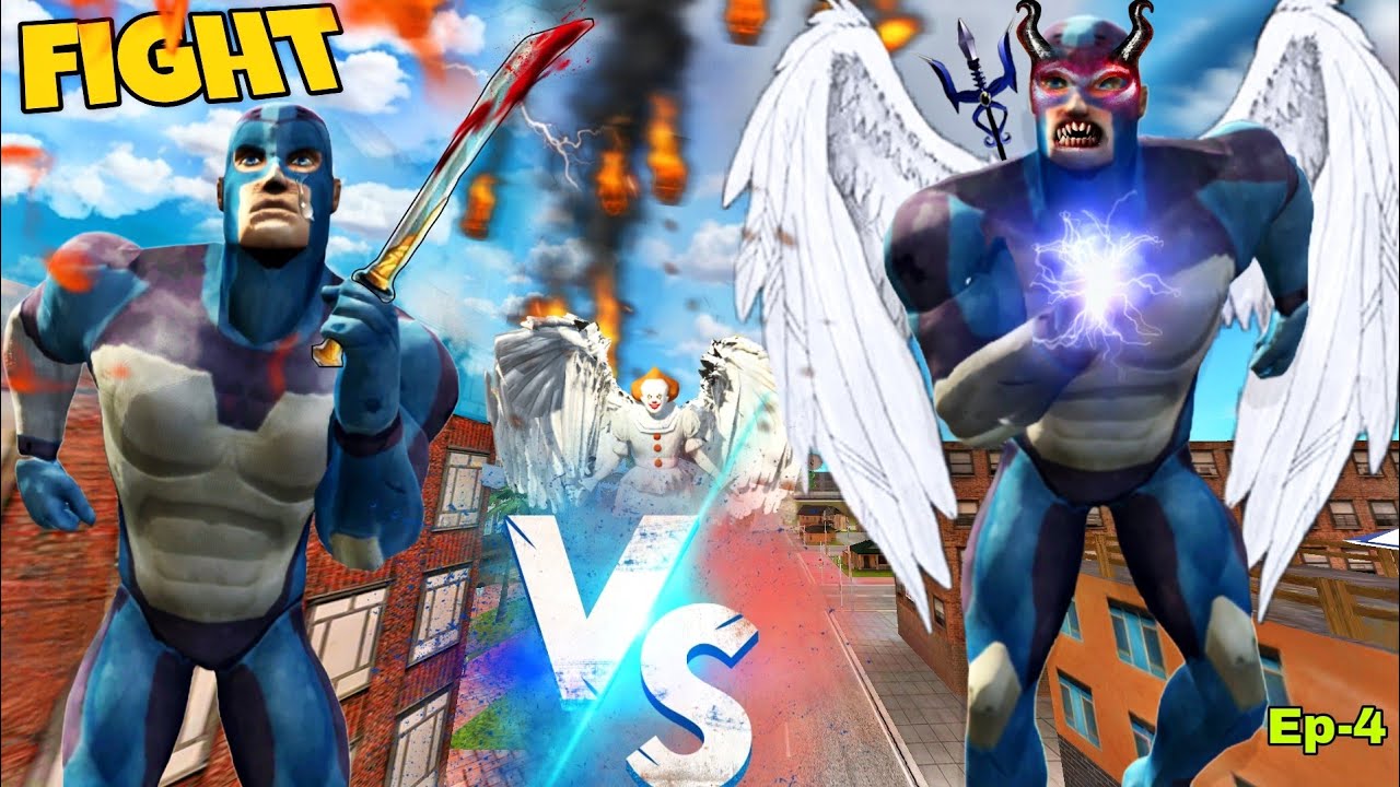 Rope Hero Vs Evil Rope Hero Big Fight | In Gta 5 | Episode 4 | Rope Hero Vice Town