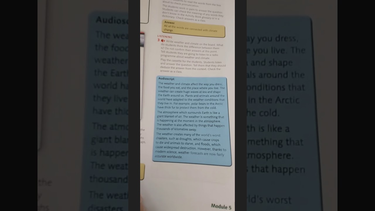 الوحدة السابعة | الصف العاشر | اللغة الانجليزية | الجزء الثاني Action pack 10 unit 7 part 2