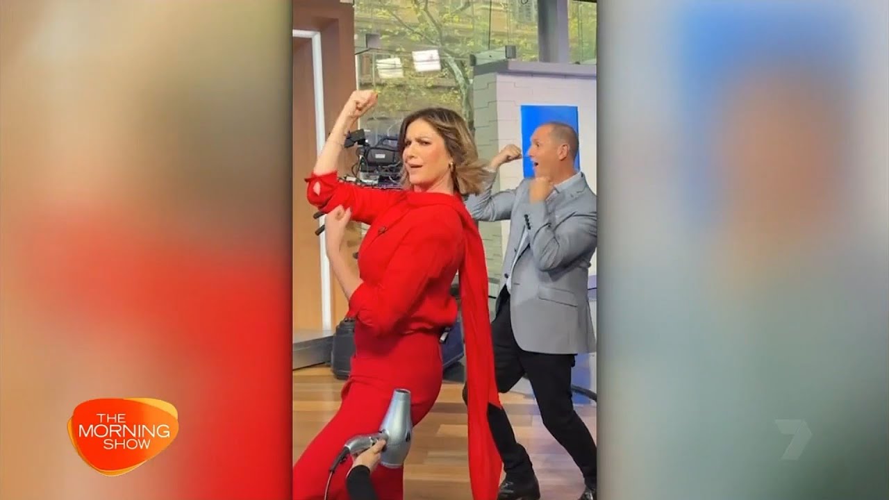 Kylie Gillies & Larry Emdur - Padam Padam (The Morning Show 2023)
