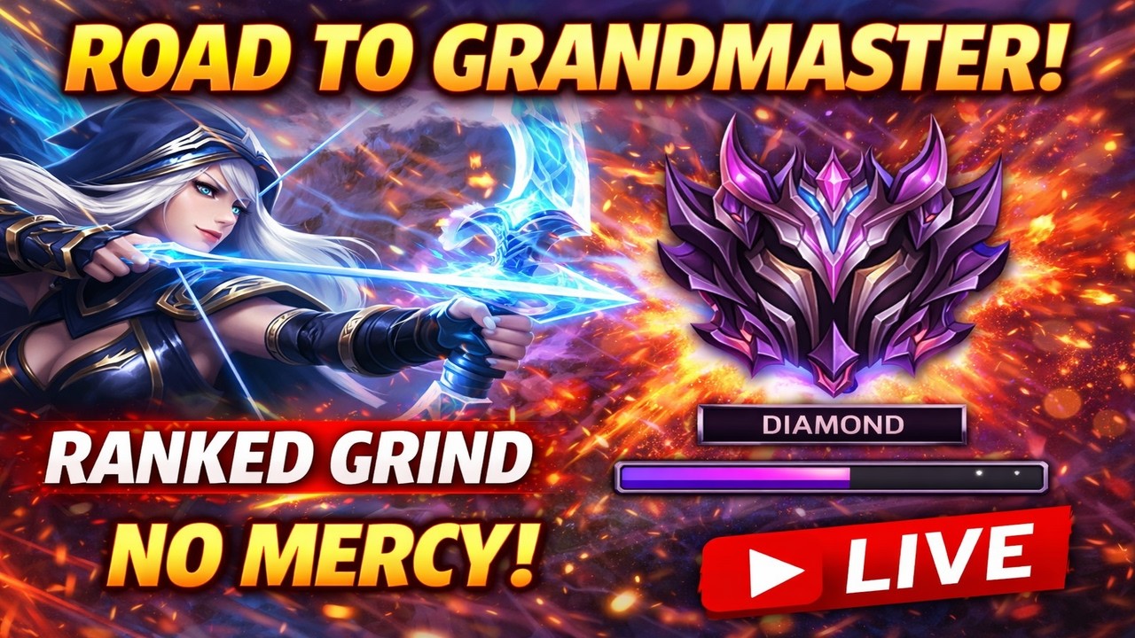 🔥 ROAD TO GRANDMASTER! 🔥 INTENSE RANKED GRIND | Wild Rift LIVE - FIRST TIME HECARIM? (Arctic Arrow)