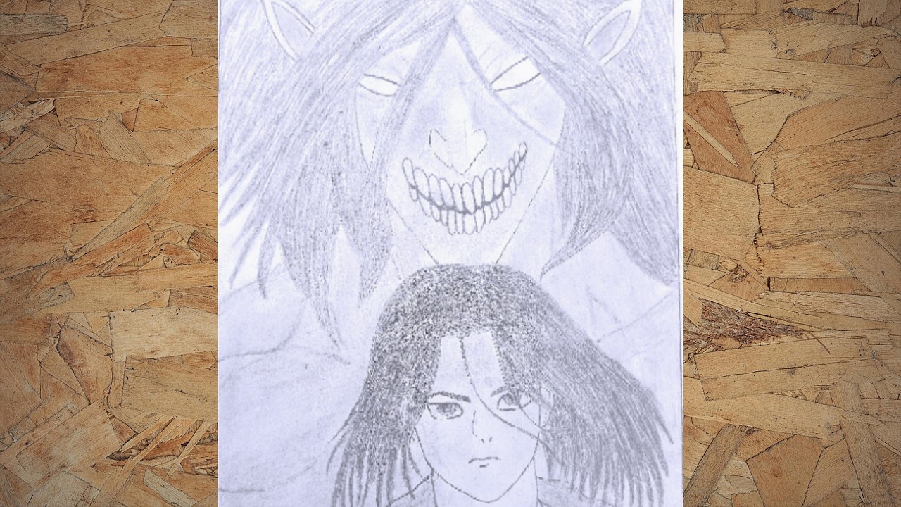 How to Draw Eren Yeager and Attack Titan | Attack on Titan Drawing