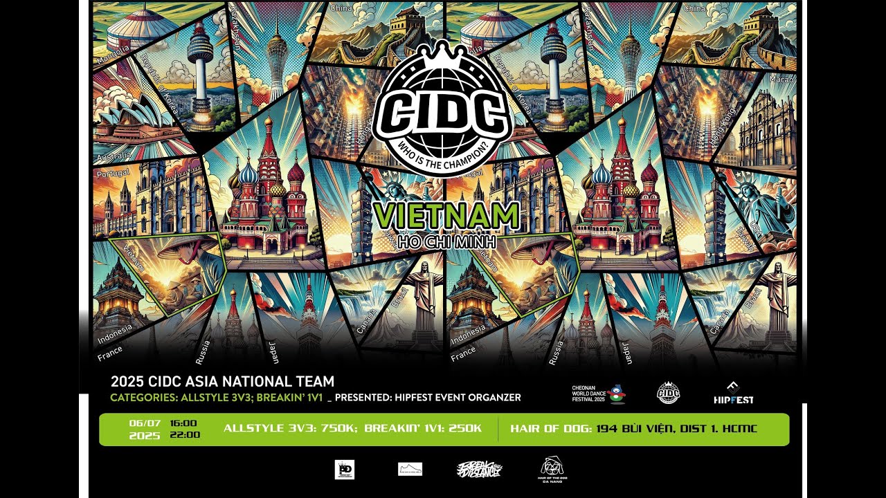 CIDC Vietnam Qualifier 2025 - AllStyle 3on3 - FIDO CREW Vs La Différence