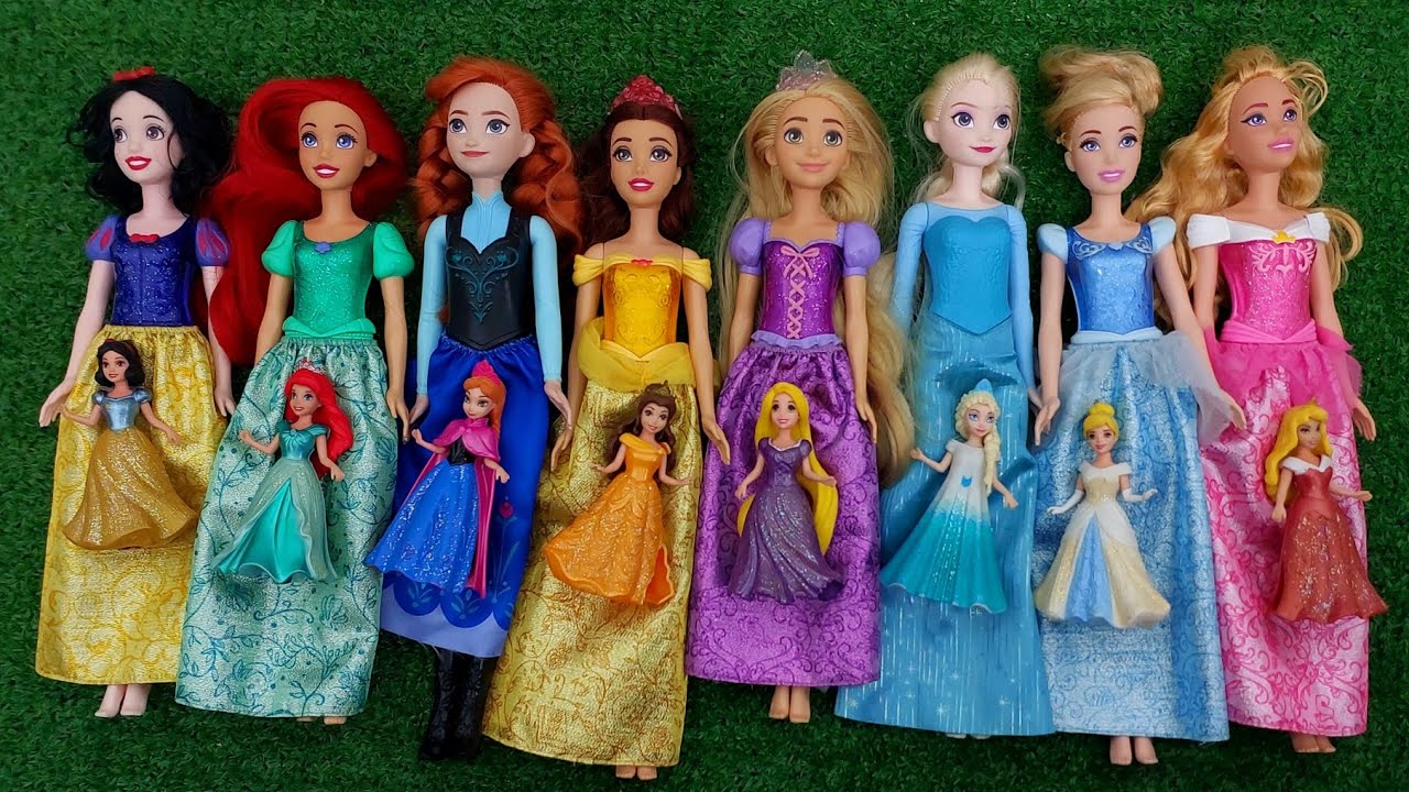 99 Minutes Disney princesses Collection ASMRSatisfying Unboxing | Disney